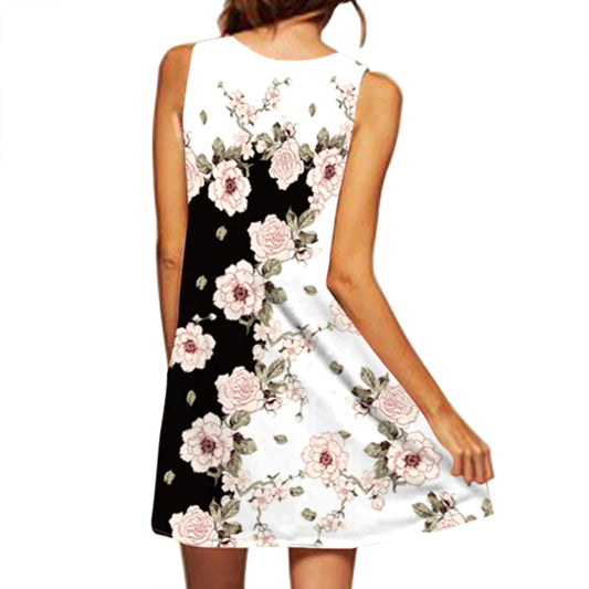 Vestido nuevo con cuello en V para mujer transfronterizo europeo y americano 2024 